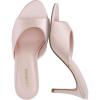 image:imageCUSHIONAIRE Elle Pointed Heel Womens Sandal Open Toe Heeled Mule with Cushioned Memory and Stiletto DesignPink