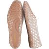 image:imageCUSHIONAIRE Siesta Modern Lattice Ballet Flats for Women Comfortable Slip On Pointed Toe Womens Jelly ShoesMocha