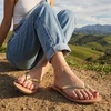 image:imageCUSHIONAIRE Cora Flip Flops for Women  Vacation Beach Essentials  Casual Women Footwear Sandals with Wide Widths AvailableGold