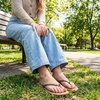 image:imageCUSHIONAIRE Cora Flip Flops for Women  Vacation Beach Essentials  Casual Women Footwear Sandals with Wide Widths AvailableLeopard