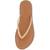 image:imageCUSHIONAIRE Cora Flip Flops for Women  Vacation Beach Essentials  Casual Women Footwear Sandals with Wide Widths AvailableNude