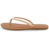 image:imageCUSHIONAIRE Cora Flip Flops for Women  Vacation Beach Essentials  Casual Women Footwear Sandals with Wide Widths AvailableNude