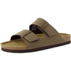 image:imageCUSHIONAIRE Mens Lynx Cork footbed Sandal with ComfortBrown Nubuck