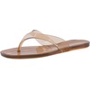image:imageCUSHIONAIRE Tropic Thong Jelly Flip Flops for Women with Square Toe and Wide Strap Design Comfortable Lightweight Womens SandalsMocha