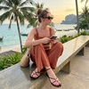 image:imageCUSHIONAIRE Vita Jelly Sandals for Women Casual Lightweight Womens Strappy Sandals with Adjustable Buckle Strap and Gold Hardware AccentTortoise