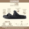 image:imageCUSHIONAIRE Lens Womens Sandals with Arch Support Comfortable Sandals for Women with Braided Strap and Cushioned FootbedBlack