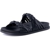 image:imageCUSHIONAIRE Lens Womens Sandals with Arch Support Comfortable Sandals for Women with Braided Strap and Cushioned FootbedBlack