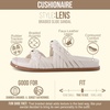 image:imageCUSHIONAIRE Lens Womens Sandals with Arch Support Comfortable Sandals for Women with Braided Strap and Cushioned FootbedCream
