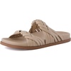 image:imageCUSHIONAIRE Lens Womens Sandals with Arch Support Comfortable Sandals for Women with Braided Strap and Cushioned FootbedNude