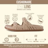 image:imageCUSHIONAIRE Lens Womens Sandals with Arch Support Comfortable Sandals for Women with Braided Strap and Cushioned FootbedNude