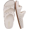 image:imageCUSHIONAIRE Lens Womens Sandals with Arch Support Comfortable Sandals for Women with Braided Strap and Cushioned FootbedCream