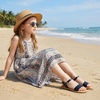 image:imageCUSHIONAIRE Clara Casual Flat Girls Sandals Adjustable Buckle Ankle Strap with Lightweight Cushioned Comfort Kids SandalsBlack