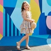 image:imageCUSHIONAIRE Clara Casual Flat Girls Sandals Adjustable Buckle Ankle Strap with Lightweight Cushioned Comfort Kids SandalsGold