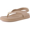 image:imageCUSHIONAIRE Expo Thong Sandals for Women Comfortable Slingback Sandals with Arch Support and Cushioned FootbedTan