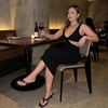image:imageCUSHIONAIRE Mezzo Clear Strap Kitten Heels for Women Square Toe Flip Flop Sandal Heels with Memory Foam ComfortBlack