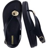 image:imageCUSHIONAIRE Expo Thong Sandals for Women Comfortable Slingback Sandals with Arch Support and Cushioned FootbedBlack