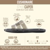 image:imageCUSHIONAIRE Caper Jelly Sandals for Women Comfortable Womens Slides with Cushioned Footbed and Wide Widths AvailableBlack