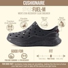 image:imageCUSHIONAIRE Fuel EVA Recovery Shoes for Men Lightweight Slip On Waterproof Sneaker Clogs with Cushioned Footbed and Ventilated DesignBlack