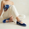 image:imageCUSHIONAIRE Missy Mary Jane Ballet Flats for Women Breathable Lightweight Womens Flats with Adjustable Buckle and Cushioned Memory FoamBlueBlue