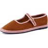 image:imageCUSHIONAIRE Missy Mary Jane Ballet Flats for Women Breathable Lightweight Womens Flats with Adjustable Buckle and Cushioned Memory FoamBrownPink