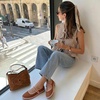 image:imageCUSHIONAIRE Missy Mary Jane Ballet Flats for Women Breathable Lightweight Womens Flats with Adjustable Buckle and Cushioned Memory FoamBrownPink