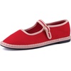 image:imageCUSHIONAIRE Missy Mary Jane Ballet Flats for Women Breathable Lightweight Womens Flats with Adjustable Buckle and Cushioned Memory FoamRedPink