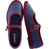 Dusty Blue/Red