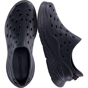 image:imageCUSHIONAIRE Fuel EVA Recovery Shoes for Men Lightweight Slip On Waterproof Sneaker Clogs with Cushioned Footbed and Ventilated DesignBlack