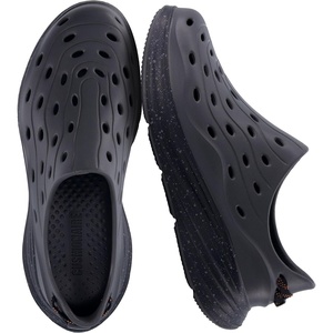 image:imageCUSHIONAIRE Fuel EVA Recovery Shoes for Men Lightweight Slip On Waterproof Sneaker Clogs with Cushioned Footbed and Ventilated DesignCharcoalBlack