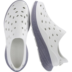 image:imageCUSHIONAIRE Fuel EVA Recovery Shoes for Men Lightweight Slip On Waterproof Sneaker Clogs with Cushioned Footbed and Ventilated DesignIvoryGray