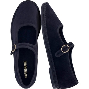 image:imageCUSHIONAIRE Missy Mary Jane Ballet Flats for Women Breathable Lightweight Womens Flats with Adjustable Buckle and Cushioned Memory FoamBlack
