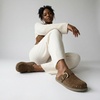 image:imageCUSHIONAIRE Bronco Slip On Mule Womens Shoes  Genuine Suede Leather Clogs with Adjustable Buckle and Studded Detailing Stylish Fall Shoes for WomenBrown