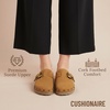image:imageCUSHIONAIRE Bronco Slip On Mule Womens Shoes  Genuine Suede Leather Clogs with Adjustable Buckle and Studded Detailing Stylish Fall Shoes for WomenChestnut