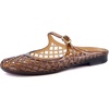 image:imageCUSHIONAIRE Java Casual Womens Jelly Flats with Adjustable Strap Closed Toe Mary Janes Mule Design Waterproof Jelly Sandals for WomenChocolate