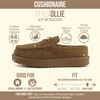 image:imageCUSHIONAIRE Ollie Cozy Genuine Suede Clogs for Women Comfortable SlipOn Mule Loafers with Faux Fur Lining Memory Foam Cushioning and Durable Rubber SoleBrown