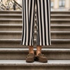 image:imageCUSHIONAIRE Origin Genuine Suede Mule Clogs for Women Cozy SlipOn Moc Toe Loafer with Buckle and Faux Fur Cushioned FootbedMoss