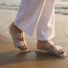 image:imageCUSHIONAIRE Pool Slides for Women Water Resistant Double Buckle Adjustable SlipOn Womens Sandals for Beach Shower Casual WearClear