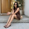 image:imageCUSHIONAIRE Shana Clear Jelly Strap Heels for Women Flared Kitten Heel Slide with Cushioned Footbed and Split ToeCaf