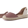 image:imageCUSHIONAIRE Talisa Espadrilles for Women Closed Toe Wedge Sandal with Elastic Ankle Strap and Jute Wrapped SoleChocolate