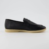 image:imageCUSHIONAIRE Womens Jetset Slip on Loafer Memory Foam Wide Widths AvailableBlackCream