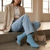 image:imageCUSHIONAIRE Womens Tan Wide Width 95 Heeled Knit BootieBlue Haze