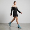 image:imageCUSHIONAIRE Womens Tan Wide Width 95 Heeled Knit BootieBlue Haze