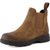 image:imageCUSHIONAIRE BritainL Womens Chelsea Boots Genuine Suede Ankle Boots for Women with Cushioned Insole and Lug SoleTan