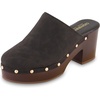 image:imageCUSHIONAIRE Womens Gibbons Faux Wood Clog with Memory Foam Padding Wide Widths AvailableBlack