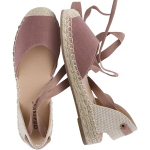 image:imageCUSHIONAIRE Talisa Espadrilles for Women Closed Toe Wedge Sandal with Elastic Ankle Strap and Jute Wrapped SoleChocolate