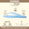 image:imageCUSHIONAIRE Splash Jelly Flip Flops for Women With Flexible Sole Soft Footbed Summer Sandals for WomenBlue