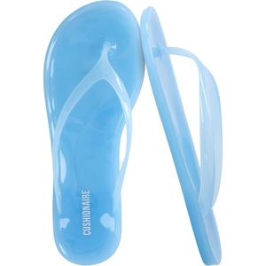 image:imageCUSHIONAIRE Splash Jelly Flip Flops for Women With Flexible Sole Soft Footbed Summer Sandals for WomenBlue
