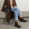 image:imageCUSHIONAIRE BritainL Womens Chelsea Boots Genuine Suede Ankle Boots for Women with Cushioned Insole and Lug SoleChocolate