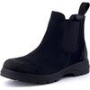 image:imageCUSHIONAIRE BritainL Womens Chelsea Boots Genuine Suede Ankle Boots for Women with Cushioned Insole and Lug SoleBlack