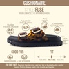 image:imageCUSHIONAIRE Fuse Chunky Womens Sandals with Double Buckle Straps and Durable Lug Sole Casual Platform Sandals Women FootwearTortoise